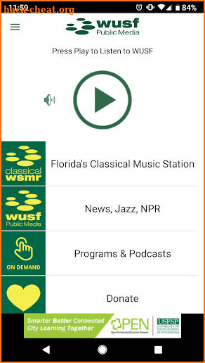 WUSF Public Media App screenshot