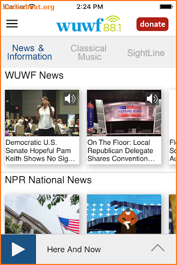 WUWF Public Radio App screenshot