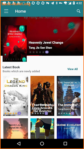 WuXia EBook screenshot