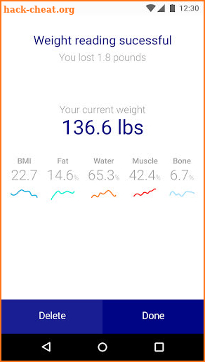 WW Tracker Scale by Conair screenshot