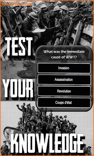 WW1 Quiz - Test Your World War 1 History Knowledge screenshot