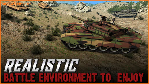 WW2 : Tank Battle Desert Storm 3D screenshot