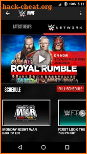 WWE screenshot