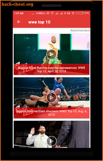 WWTUBE : FOR WWE screenshot