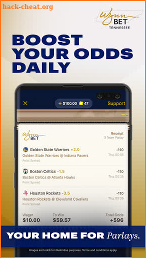 WynnBET: TN Sportsbook screenshot