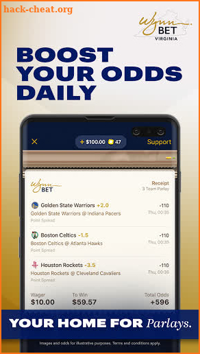 WynnBET: VA Sportsbook screenshot