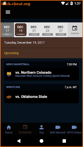 WYO Cowboys & Cowgirls Gameday screenshot