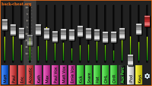 X Air Monitor Mixer screenshot