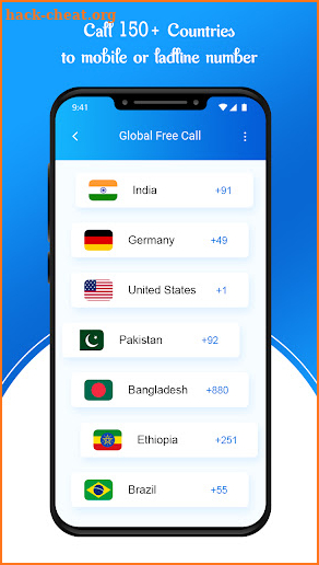 X Global Call - International Calling screenshot