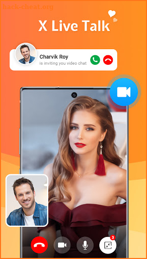 X Live Video Talk Chat - Free Video Chat screenshot