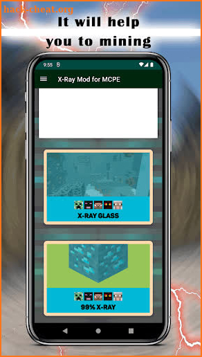 X-Ray Mod for MCPE screenshot