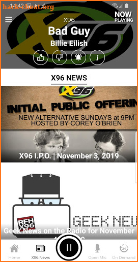 X96 screenshot