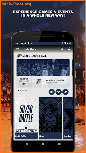 Xavier Musketeers Gameday screenshot