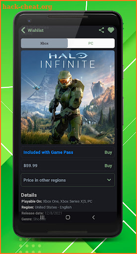 XB Store screenshot