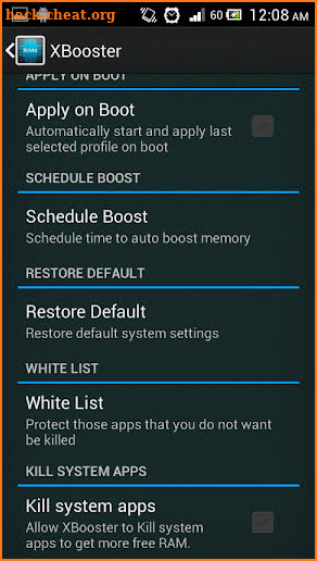 XBooster *ROOT* - Smart app screenshot