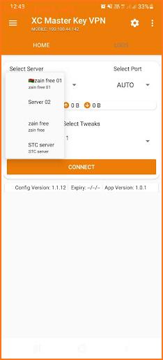 XC MASTER KEY VPN screenshot