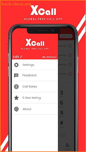 XCall - Global Call App screenshot