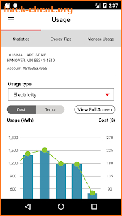 Xcel Energy screenshot