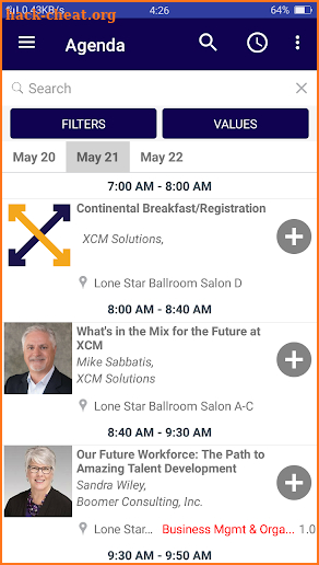 XCM XCHANGE User Conference 18 screenshot