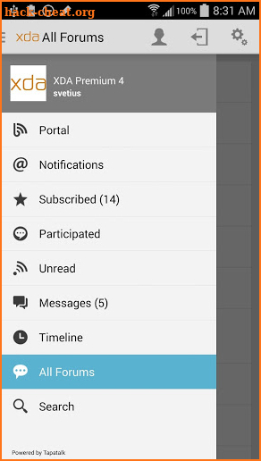 XDA Legacy screenshot