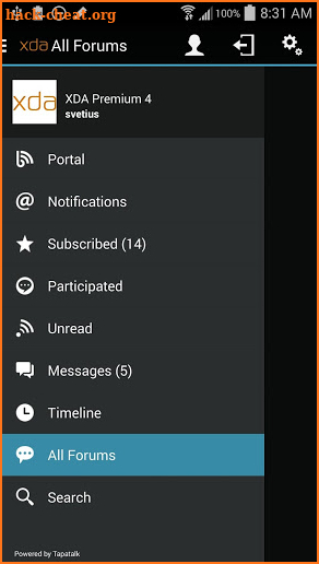 XDA Legacy screenshot