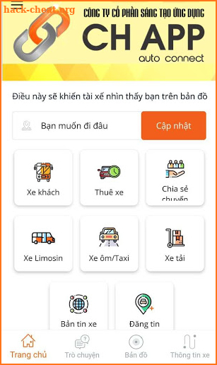 Xe VN : Đặt xe khách - Limousine - Theo dõi xe screenshot