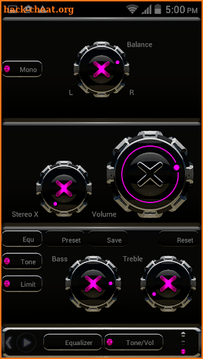 XEEX Poweramp Skin screenshot