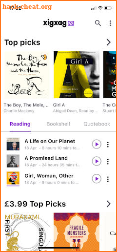 xigxag: Audiobooks Without A Subscription screenshot