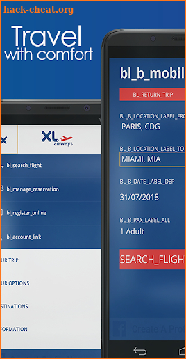 XL Airways  - Booking Flights ticket screenshot