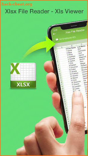 Xlsx File Reader - Xlsx file Viewer screenshot