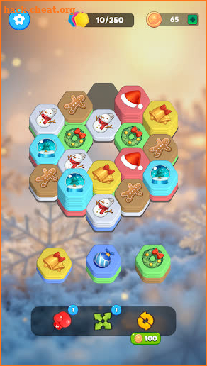 Xmas Hexa Sort Puzzle screenshot