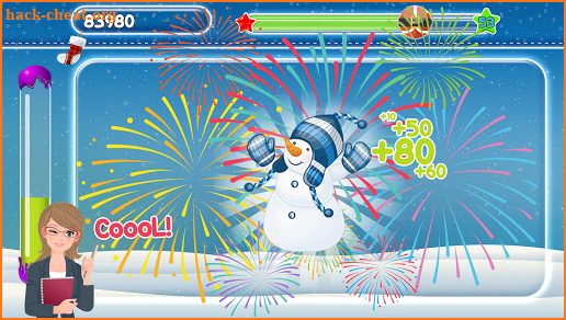 Xmas Merge Crush Game screenshot