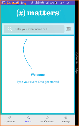 xMatters Events screenshot