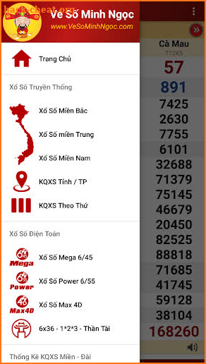 Xổ Số Minh Ngọc,Trực tiếp KQXS XSMN XSMB Vietlott screenshot