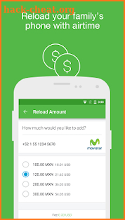 Xoom Money Transfer screenshot