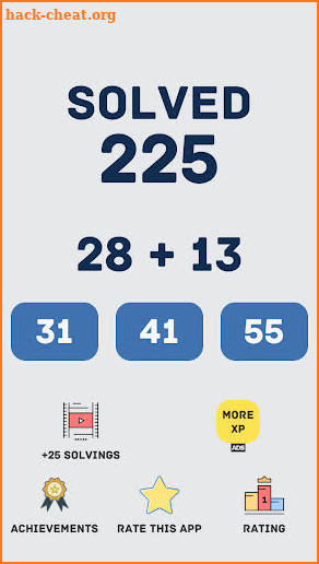 XP Booster - Simple Math Sum screenshot