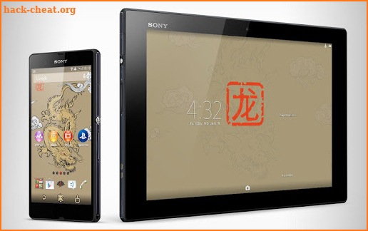 XPERIA™ Dragon Theme screenshot