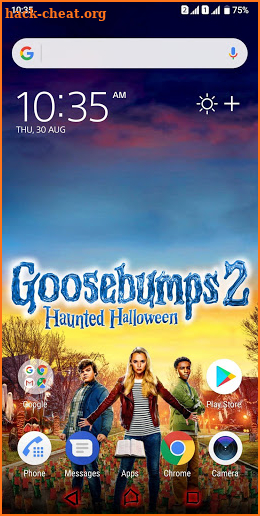 Xperia™ Goosebumps 2 Theme screenshot