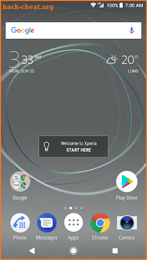 Xperia™ Home screenshot