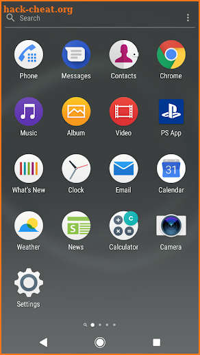 Xperia™ Home screenshot