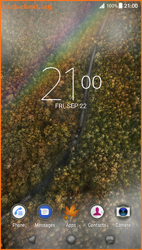 XPERIA™ Magical Autumn Theme screenshot