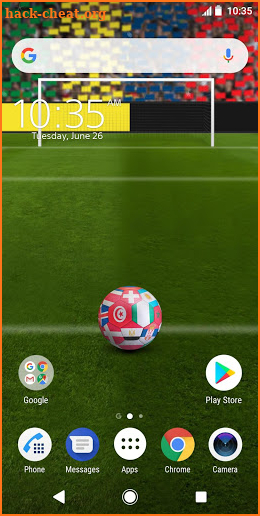 XPERIA™ Team World Live Wallpaper screenshot