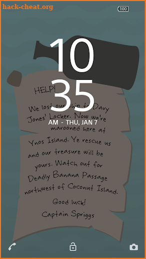 XPERIA™ Treasure Island Theme screenshot