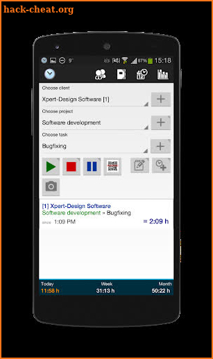 Xpert-Timer Mobile screenshot