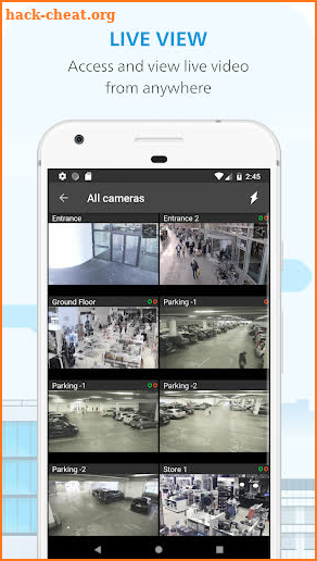 XProtect® Mobile Express & Pro screenshot