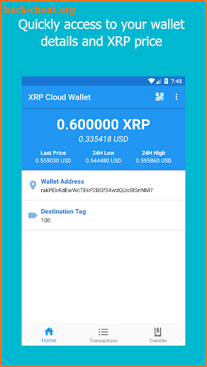 XRP Cloud Wallet - Free & Secure screenshot