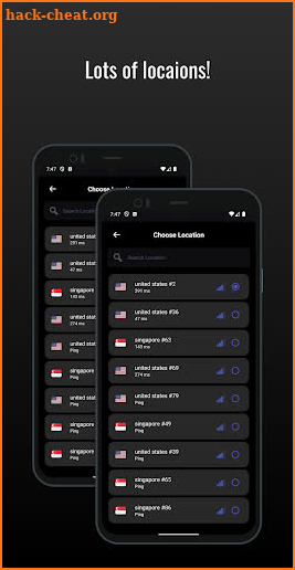 XS VPN screenshot