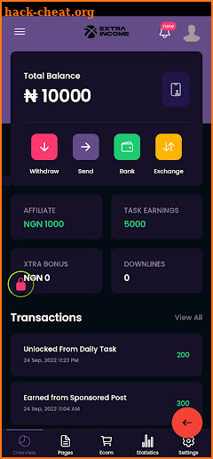 Xtraincome Org App screenshot