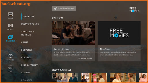 XUMO for Android TV: Free TV shows & Movies screenshot