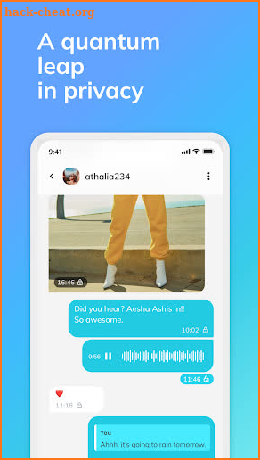 xx messenger screenshot